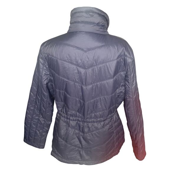 Guess Women’s Dark Blue Quilted Puffer Winter Jacket Coat Size XXL - Picture 2 of 7